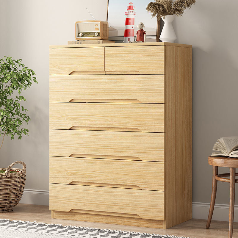18" D Bedroom Wooden Storage Chest Dresser Modern Storage Chest with Drawers 31"L x 18"W x 46"H Wood Clearhalo 'Bedroom Furniture' 'Dressers & Chests' 'dressers_chests' 'furn' 'furn_dressers_chests' 'Furniture' 5511219
