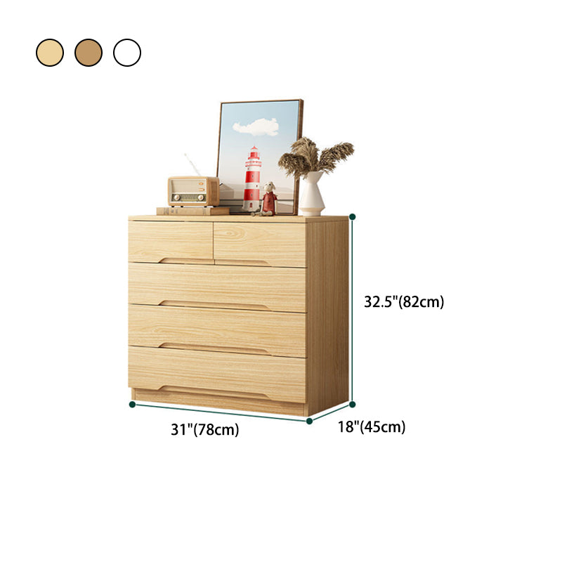18" D Bedroom Wooden Storage Chest Dresser Modern Storage Chest with Drawers Clearhalo 'Bedroom Furniture' 'Dressers & Chests' 'dressers_chests' 'furn' 'furn_dressers_chests' 'Furniture' 5511222