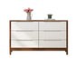 16" D Bedroom Wooden Storage Chest Dresser Modern Storage Chest in 3 Colors 47"L x 16"W x 30"H Walnut White Clearhalo 'Bedroom Furniture' 'Dressers & Chests' 'dressers_chests' 'furn' 'furn_dressers_chests' 'Furniture' 5511261