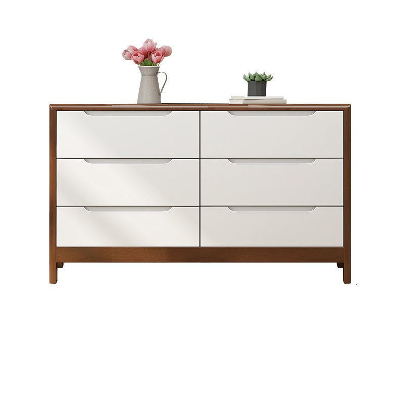 16" D Bedroom Wooden Storage Chest Dresser Modern Storage Chest in 3 Colors 47"L x 16"W x 30"H Walnut White Clearhalo 'Bedroom Furniture' 'Dressers & Chests' 'dressers_chests' 'furn' 'furn_dressers_chests' 'Furniture' 5511261