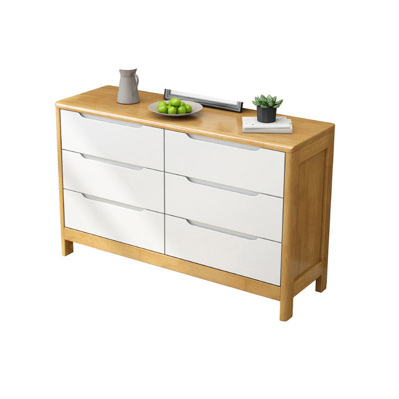 16" D Bedroom Wooden Storage Chest Dresser Modern Storage Chest in 3 Colors 47"L x 16"W x 30"H Natural Wood White Clearhalo 'Bedroom Furniture' 'Dressers & Chests' 'dressers_chests' 'furn' 'furn_dressers_chests' 'Furniture' 5511264