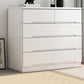 18" D Bedroom Wooden Storage Chest Dresser Modern Storage Chest for Bedside 31"L x 18"W x 32"H White Clearhalo 'Bedroom Furniture' 'Dressers & Chests' 'dressers_chests' 'furn' 'furn_dressers_chests' 'Furniture' 5511273