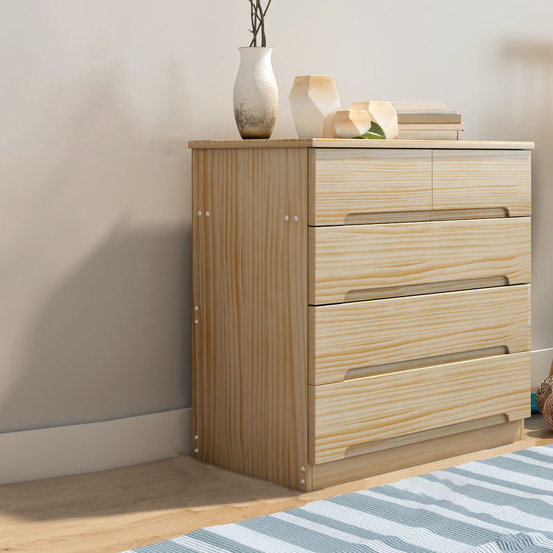 18" D Bedroom Wooden Storage Chest Dresser Modern Storage Chest for Bedside 31"L x 18"W x 32"H Natural Clearhalo 'Bedroom Furniture' 'Dressers & Chests' 'dressers_chests' 'furn' 'furn_dressers_chests' 'Furniture' 5511280