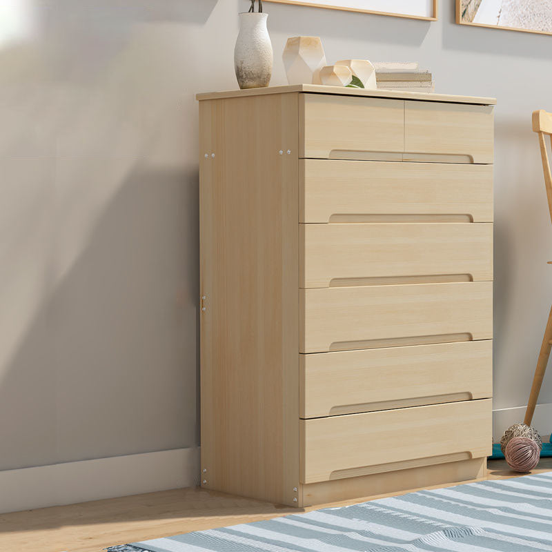 18" D Bedroom Wooden Storage Chest Dresser Modern Storage Chest for Bedside 31"L x 18"W x 46"H Wood Clearhalo 'Bedroom Furniture' 'Dressers & Chests' 'dressers_chests' 'furn' 'furn_dressers_chests' 'Furniture' 5511284