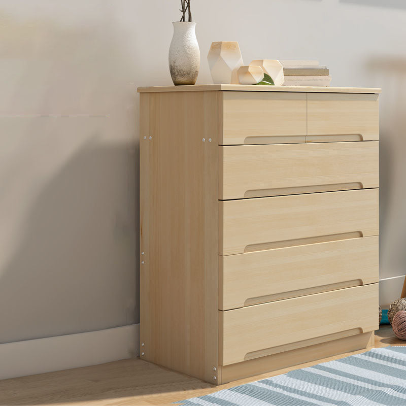 18" D Bedroom Wooden Storage Chest Dresser Modern Storage Chest for Bedside 31"L x 18"W x 39"H Wood Clearhalo 'Bedroom Furniture' 'Dressers & Chests' 'dressers_chests' 'furn' 'furn_dressers_chests' 'Furniture' 5511286