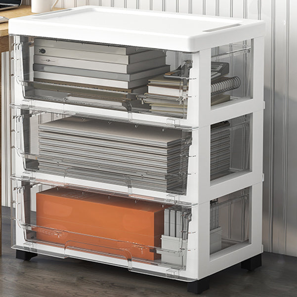 Libreria di plastica e metallo, libreria contemporanea multilivetti per l'home office