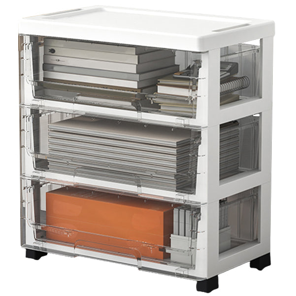 Libreria di plastica e metallo, libreria contemporanea multilivetti per l'home office