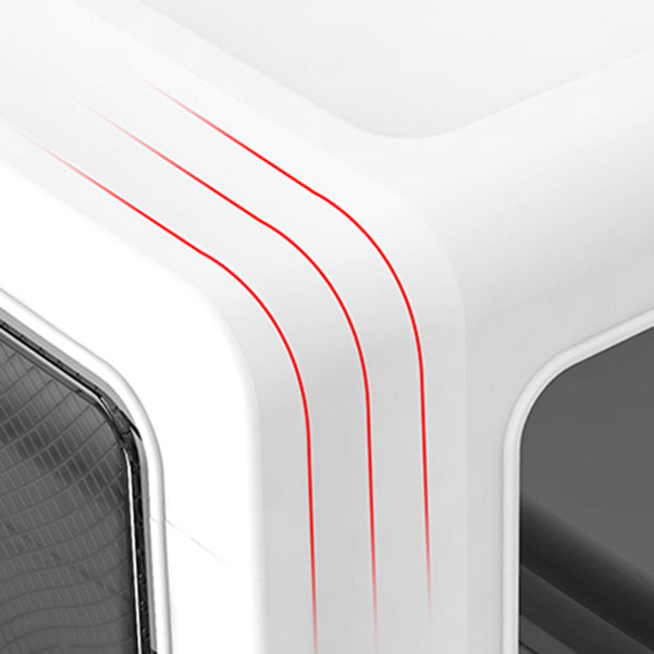 Libreria di plastica e metallo, libreria contemporanea multilivetti per l'home office