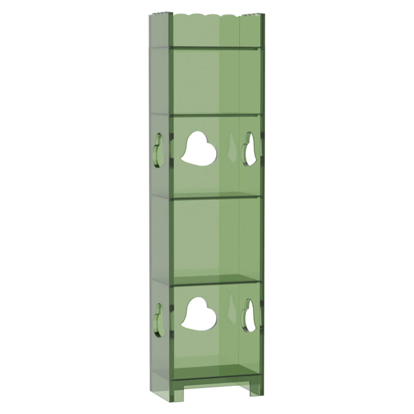 Rectangle Bibliothèque en acrylique standard