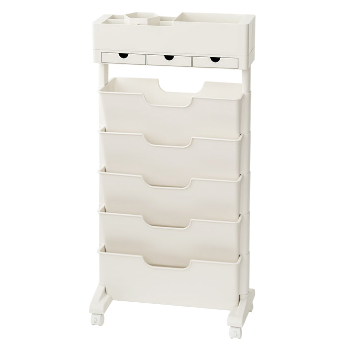 Plastic Bookshelf Contemporary Style Bookcase for Home Office