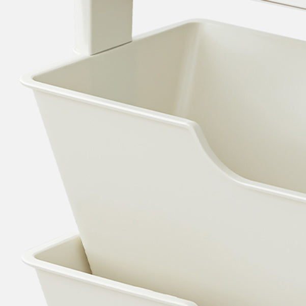 Plastic Bookshelf Contemporary Style Bookcase for Home Office