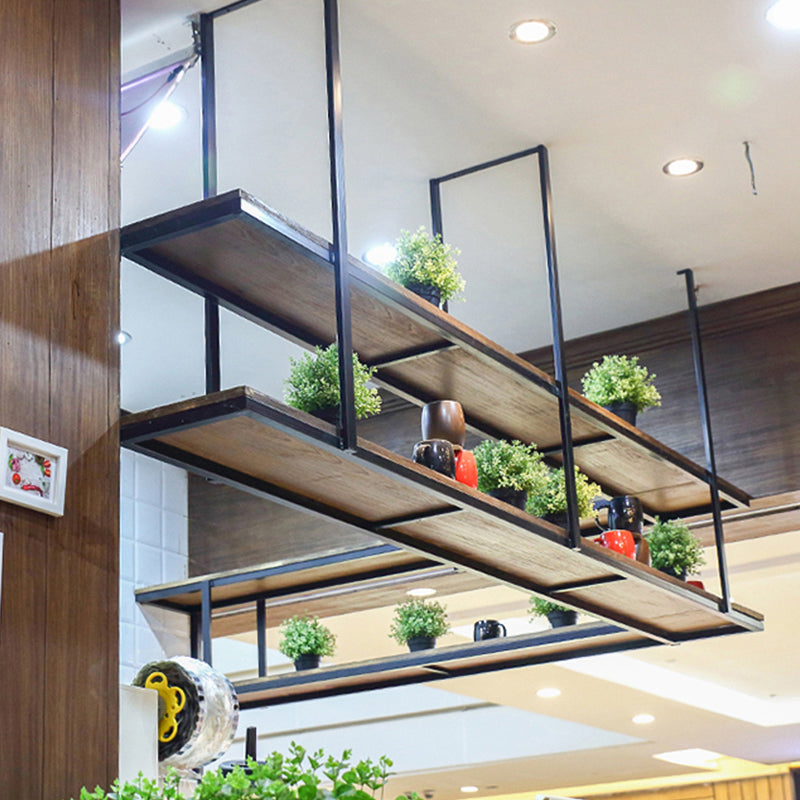 Libreria in legno in legno in legno industriale libreria montata