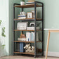 Modern Open Back Etagere Bookcase Steel Bookshelf for Home Office Clearhalo 'Bookcases' 'furn' 'furn_bookcases' 'Furniture' 'Office Furniture' 5511500