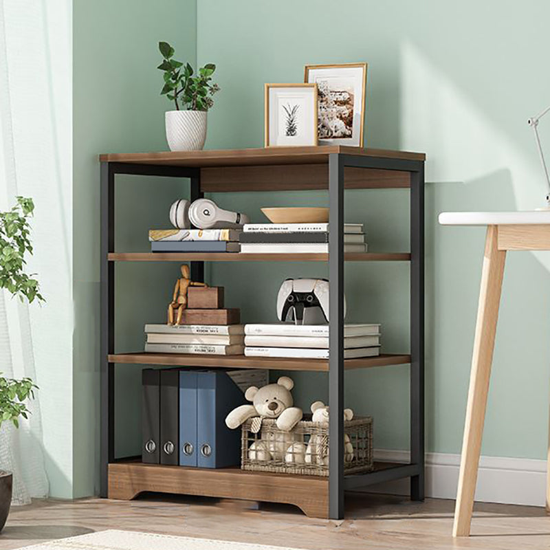 Modern Open Back Etagere Bookcase Steel Bookshelf for Home Office Clearhalo 'Bookcases' 'furn' 'furn_bookcases' 'Furniture' 'Office Furniture' 5511501