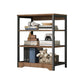 Modern Open Back Etagere Bookcase Steel Bookshelf for Home Office Clearhalo 'Bookcases' 'furn' 'furn_bookcases' 'Furniture' 'Office Furniture' 5511504
