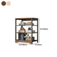 Modern Open Back Etagere Bookcase Steel Bookshelf for Home Office Clearhalo 'Bookcases' 'furn' 'furn_bookcases' 'Furniture' 'Office Furniture' 5511518