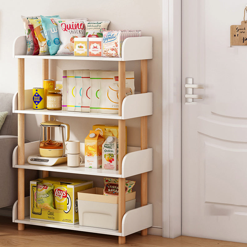 オープン木製本棚モダンなミニマリストのホームリビングルーム本棚