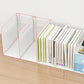 Plastic Bookshelf Contemporary Bookcase with Drawer for Home Office