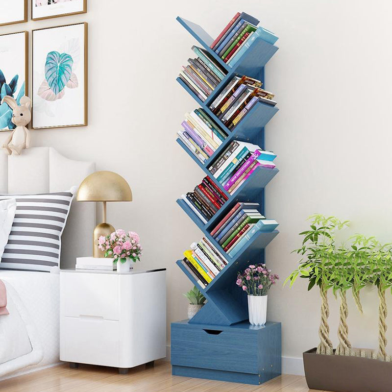Modern Engineer Wood Bookshelf 7.87" Wide Office Shelf Bookcase Clearhalo 'Bookcases' 'furn' 'furn_bookcases' 'Furniture' 'Office Furniture' 5511653