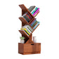 Modern Engineer Wood Bookshelf 7.87" Wide Office Shelf Bookcase 13.5"L x 7.9"W x 37.9"H Walnut Clearhalo 'Bookcases' 'furn' 'furn_bookcases' 'Furniture' 'Office Furniture' 5511656