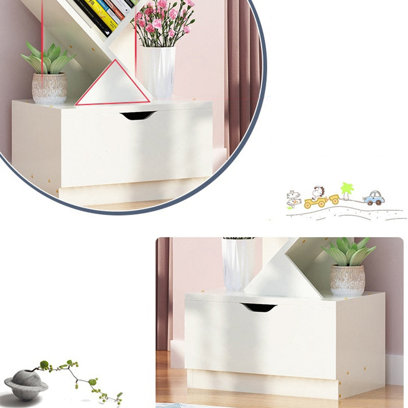 Modern Engineer Wood Bookshelf 7.87" Wide Office Shelf Bookcase Clearhalo 'Bookcases' 'furn' 'furn_bookcases' 'Furniture' 'Office Furniture' 5511658