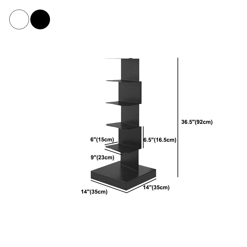 Libreria moderna in metallo, libreria geometrica chiusa per qualsiasi stanza