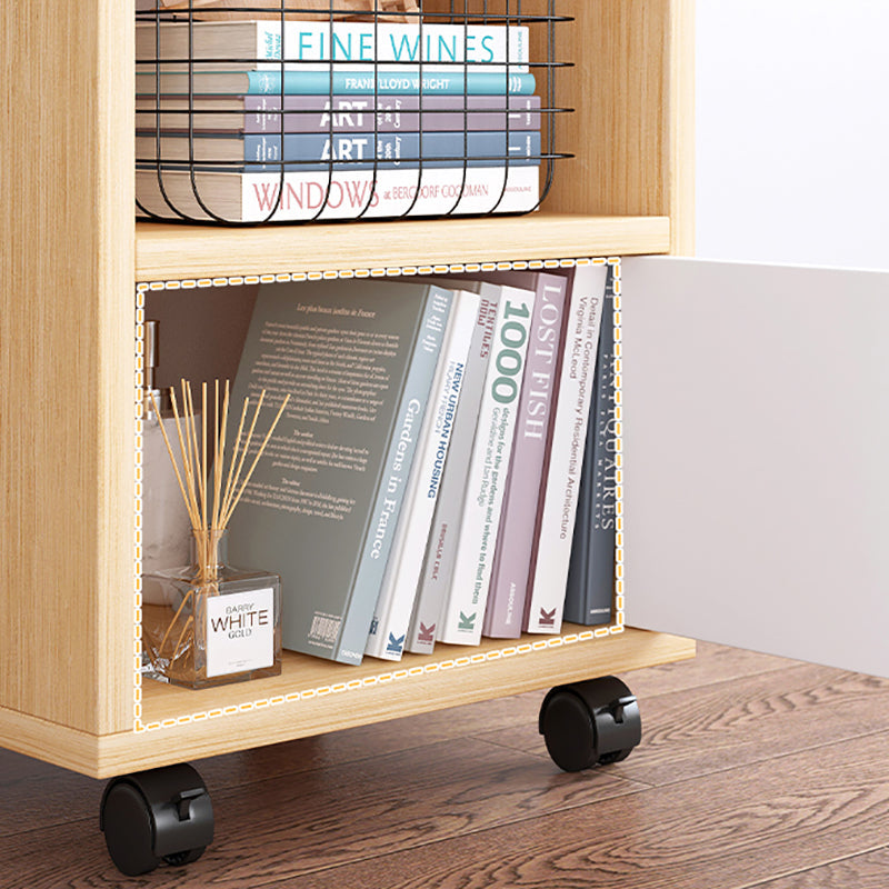 Modern Standard Bookcase Engineer Wood Bookshelf for Home Office