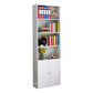Closed Back Standard Storage Bookcase Nordic Wooden Bookshelf