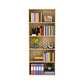 Closed Back Standard Storage Bookcase Nordic Wooden Bookshelf