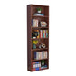 Closed Back Standard Storage Bookcase Nordic Wooden Bookshelf