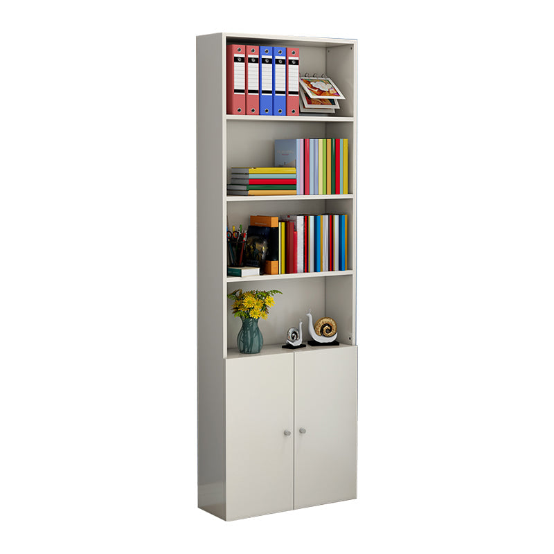 Closed Back Standard Storage Bookcase Nordic Wooden Bookshelf
