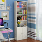 Closed Back Standard Storage Bookcase Nordic Wooden Bookshelf