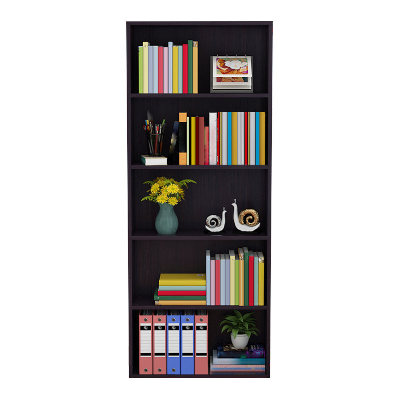 Closed Back Standard Storage Bookcase Nordic Wooden Bookshelf