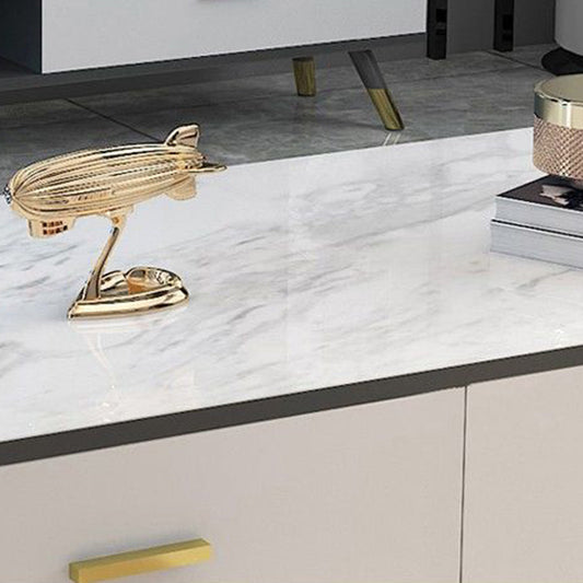 Contemporary Wooden Coffee Table with 4 Legs and 2 Storage Drawers Clearhalo 'Coffee & Accent Tables' 'Coffee Tables' 'coffee_tables' 'furn' 'furn_coffee_tables' 'Furniture' 'Living Room Furniture' 5512899