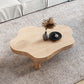 Nordic Style Free Shape Solid Wood 3 Legs Base Design Coffee Table 35.5"L x 24"W x 16"H Wood Clearhalo 'Coffee & Accent Tables' 'Coffee Tables' 'coffee_tables' 'furn' 'furn_coffee_tables' 'Furniture' 'Living Room Furniture' 5512910
