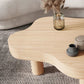 Nordic Style Free Shape Solid Wood 3 Legs Base Design Coffee Table Clearhalo 'Coffee & Accent Tables' 'Coffee Tables' 'coffee_tables' 'furn' 'furn_coffee_tables' 'Furniture' 'Living Room Furniture' 5512914