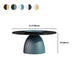Modern Style Round Metal Table Metal Pedestal Base Coffee Table Clearhalo 'Coffee & Accent Tables' 'Coffee Tables' 'coffee_tables' 'furn' 'furn_coffee_tables' 'Furniture' 'Living Room Furniture' 5513127