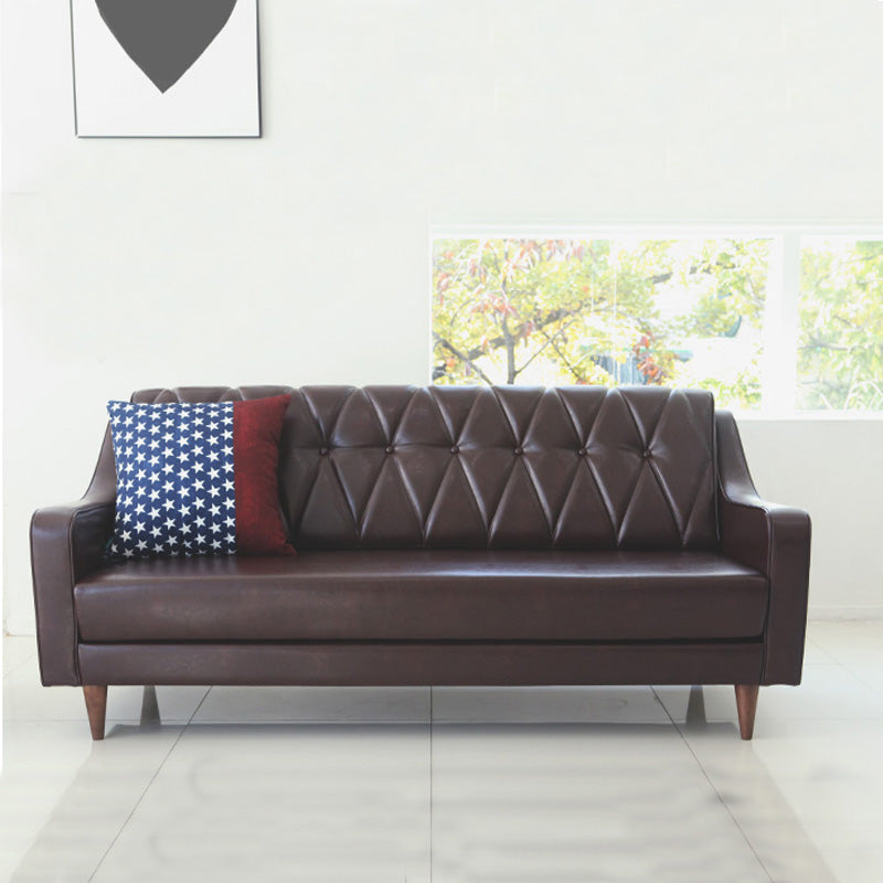 Divano resistente alle macchie con pista piena di barattoli a back-back glam.