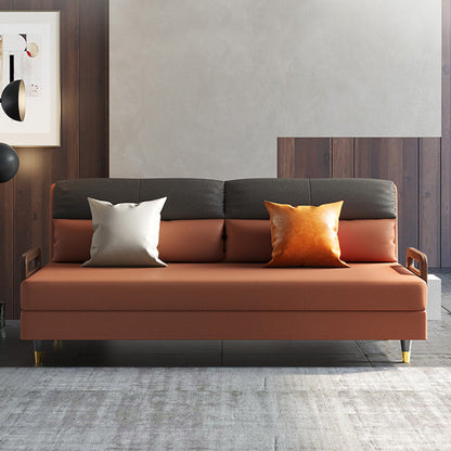 Oreiller Glam Cound Back Standard Living Salon Faux Sofa en cuir