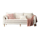 Tuxedo Bran Mélange de coton contemporain / Faux Couber / Velvet Sofa Couch