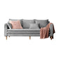 Tuxedo Bran Mélange de coton contemporain / Faux Couber / Velvet Sofa Couch
