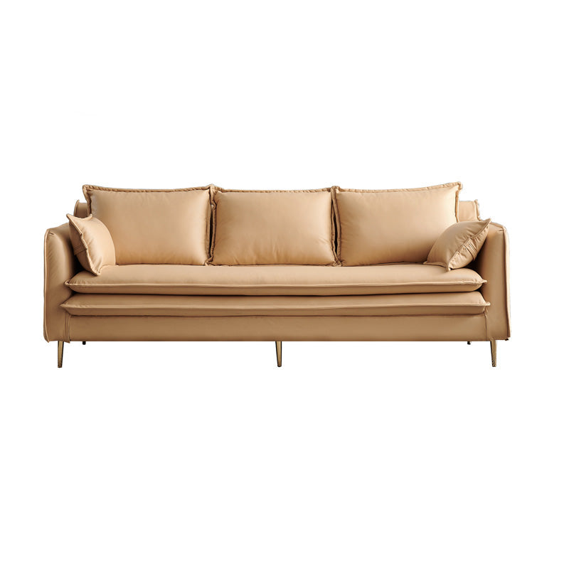 Tuxedo Bran Mélange de coton contemporain / Faux Couber / Velvet Sofa Couch