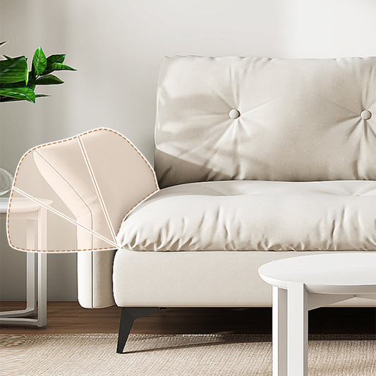 Glam Tufted Split-Back Flared Arm Living Room 2-seater Stationary Sofa