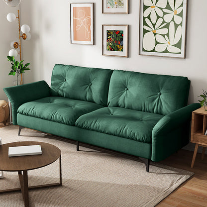 グラムタフトスプリットバックフレアアームリビングルーム2シーター静止ソファー