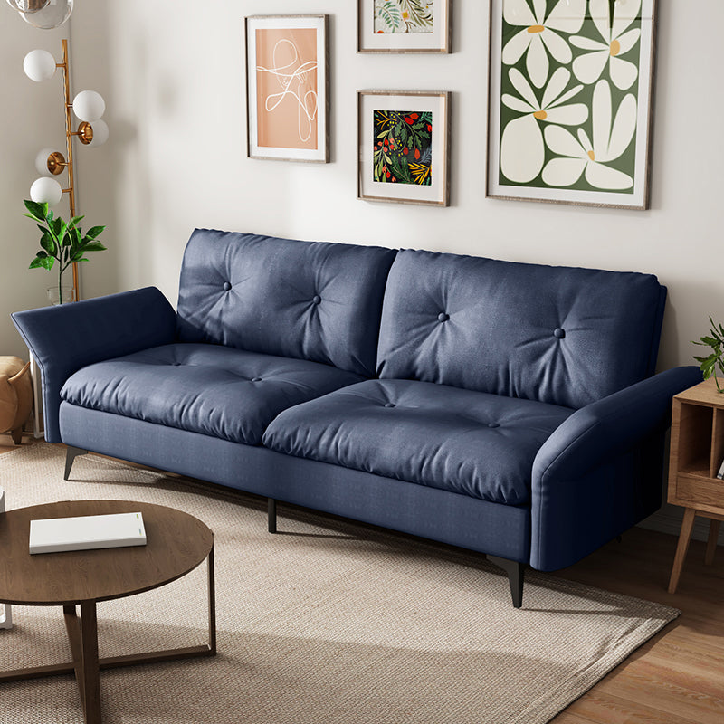 グラムタフトスプリットバックフレアアームリビングルーム2シーター静止ソファー