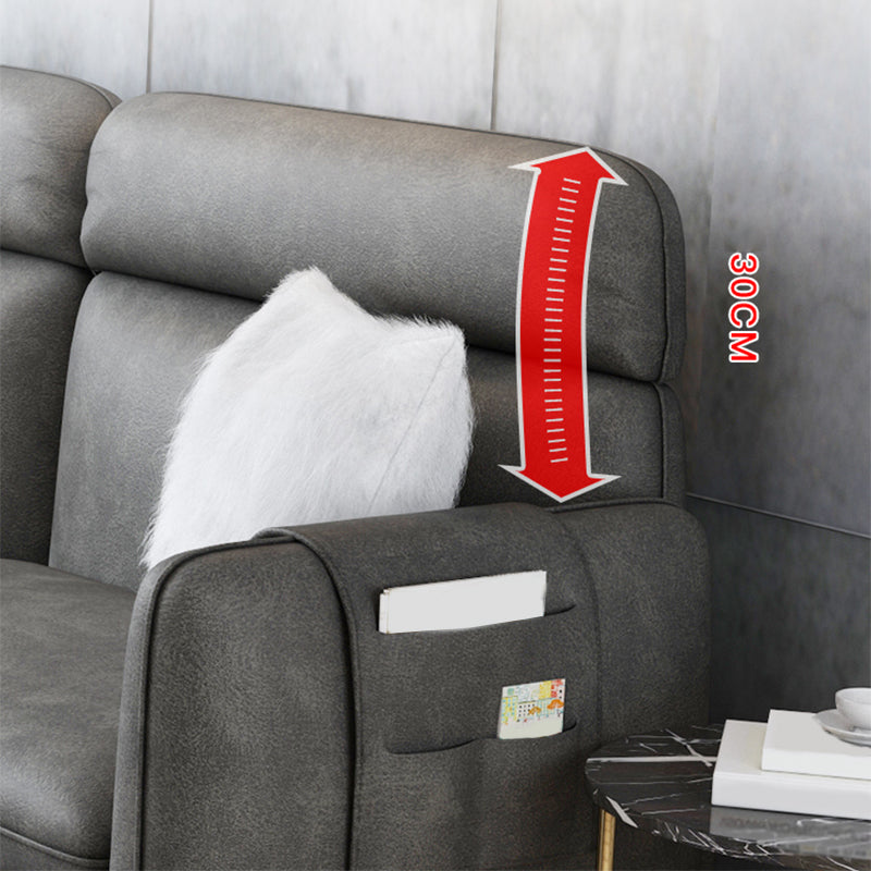 Glam cousu oreiller dos carré armoir salon canapé en cuir