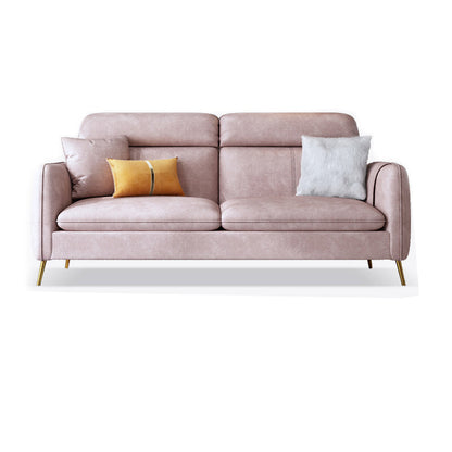 Glam cousu oreiller dos carré armoir salon canapé en cuir