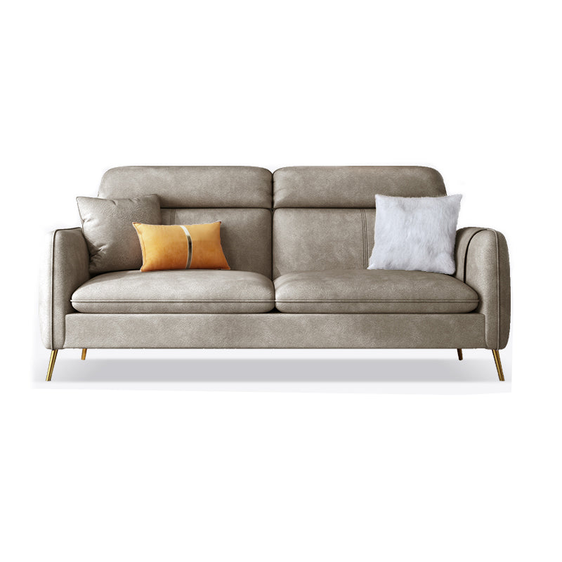 Glam cousu oreiller dos carré armoir salon canapé en cuir