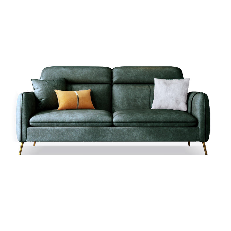 Glam cousu oreiller dos carré armoir salon canapé en cuir