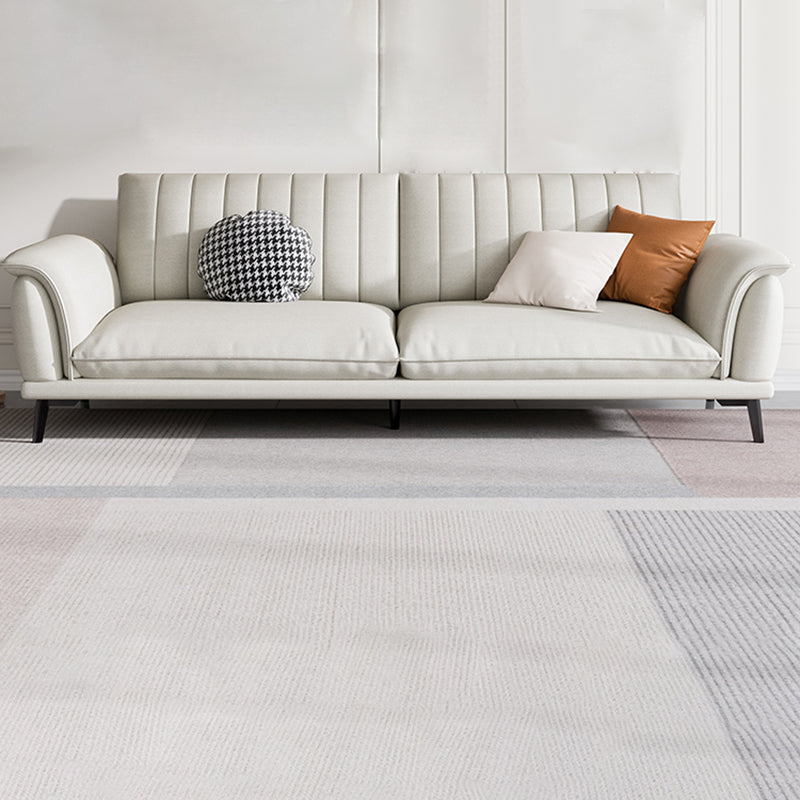 Almohada de almohada de almohada de costura glamorosa sala de estar con asiento de cuero falso